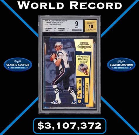 NFL: Tom Brady’s signed rookie card sells for $3 million | Filipino Live