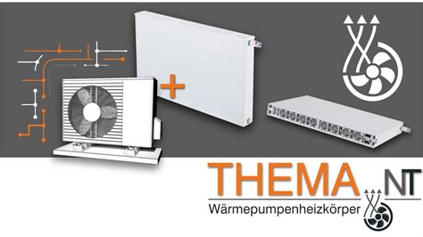 THEMA NT Für ideale Kombination mit Wärmepumpen HM Heizkörper