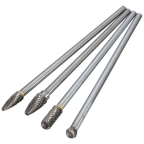 Long Reach Rotary Burr Pc Set Double Cut Tungsten Carbide Bit