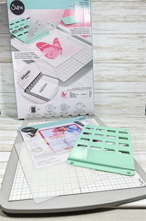 Stenciled Card With New Sizzix Tool Bella Crafts Publishing