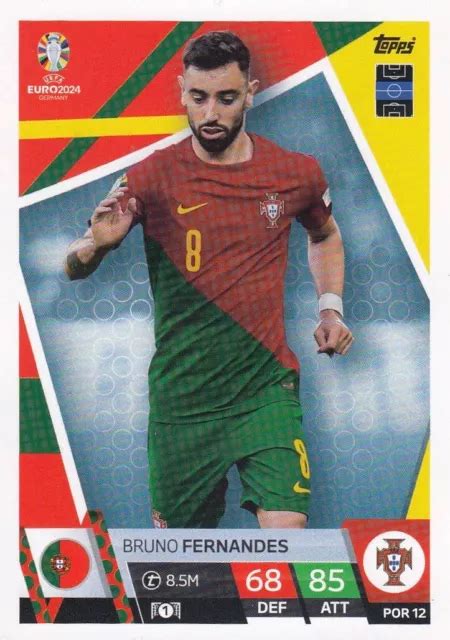 Topps Match Attax Trading Card Fu Ball Euro Por Bruno