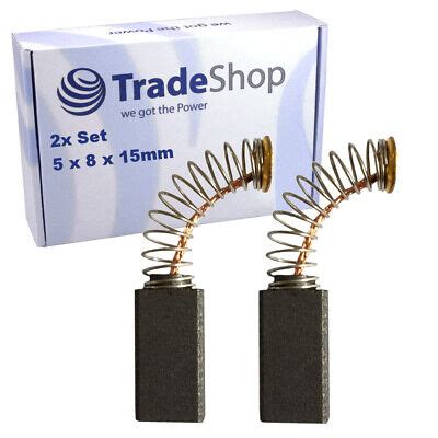 2x Kohlebürsten 5x8x15mm für Bosch PEX 12 A PEX 12 AE PEX 15 AE PEX