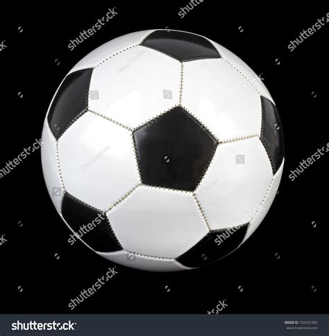 Soccer Ball Isolated On White Background Stock Photo 732421582 ...