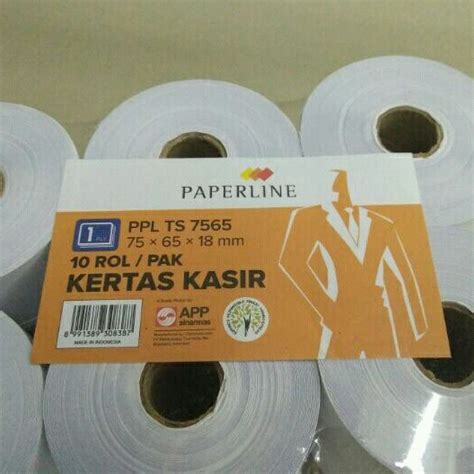 Jual Kertas Kasir HVS Roll Telstruk Paperline PPL TS 7565 1 Ply