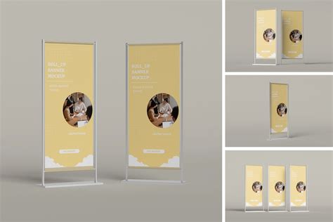 Roll Up Banner Mockup, Product Mockups ft. banner & mockup - Envato ...