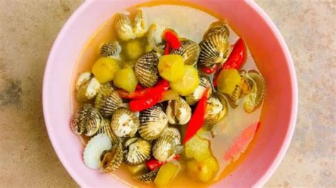 Resep Sup Kerang Belimbing Wuluh Pedas Manis Gurihnya Bikin Nagih