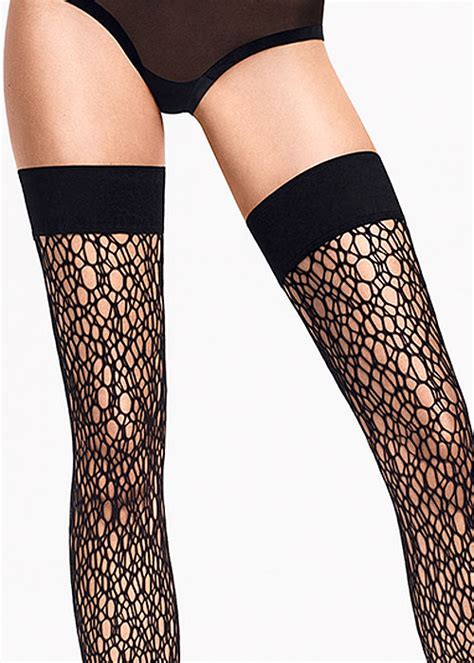 Wolford Cyndi Fashion Hold Ups Uk Tights