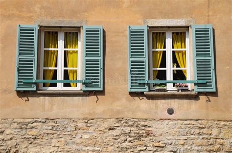 Shuttered Windows Stock Photo Image Of House Carpentry 53573408