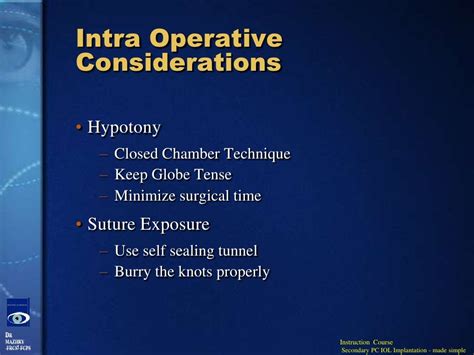 Instruction course-Secondary posterior chamber IOL (PC IOL) Implantat…