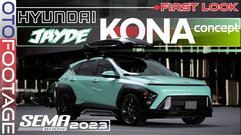 Hyundai Kona Jayde Concept First Look Sema Youtube