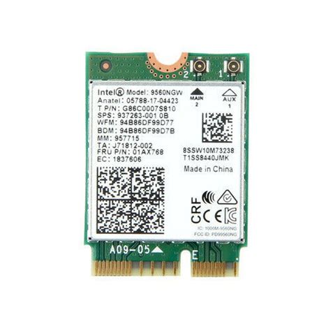 Card Wifi Intel Ac 9560 Khe M2 Ngff Cnvi Shopee Việt Nam