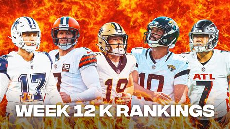 Fantasy Football Kicker Rankings Week 12 2023