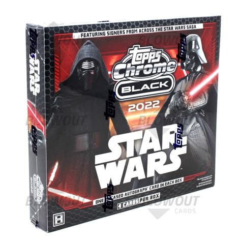 Topps Star Wars Chrome Black Hobby Box