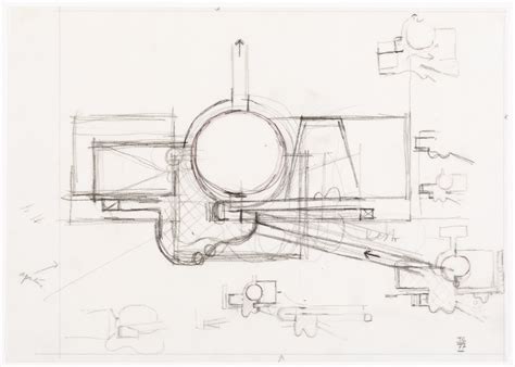 James Stirling, Sketch Plan, Staatsgalerie, Stuttgart, Germany, 1977 ...