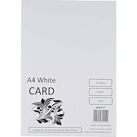 Ark Lot De Feuilles De Papier Cartonn Blanc Pour Imprimante