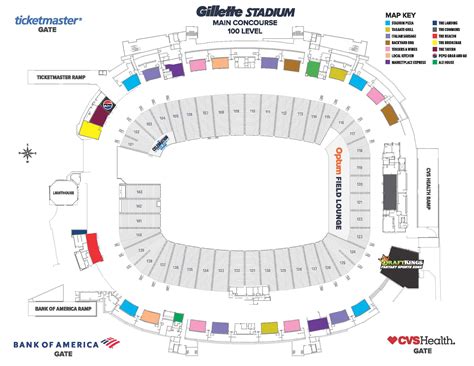 Seating Charts - Gillette Stadium