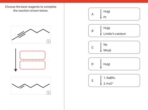 Answered Choose The Best Reagents To Complete Bartleby