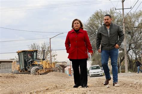 Supervisa Alcaldesa Diana Haro Martinez Obra De Pavimentaci N En Los