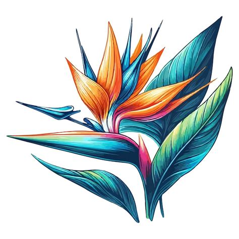 Premium Vector Birds Of Paradise Flower Vector