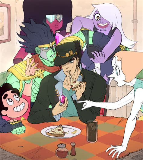 Jjba Su Crossover 5000 Steven Universe Jojo Anime Jojos Bizarre