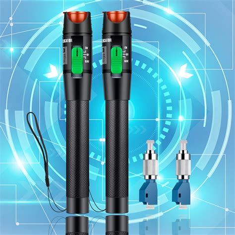 Fyboptwu 2pcs Fiber Optic Visual Fault Locator 30mw 30km Vfl Fiber