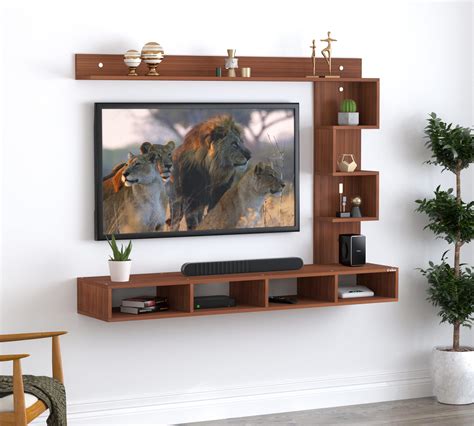 Buy Anikaa Laura Engineered Wood Wall Tv Unittv Standtv Cabinettv Entertainment Unitset Top