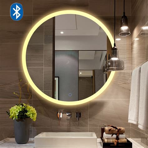 bluetooth music wall mirror