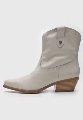 Bota Western Bottero Salto Grosso Off White Compre Agora Dafiti Brasil