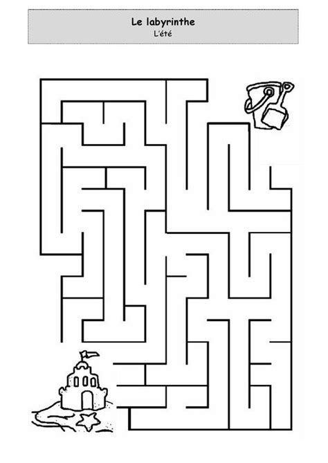 A Maze Game With An Image Of A Castle And A Boat In The Water Which Is