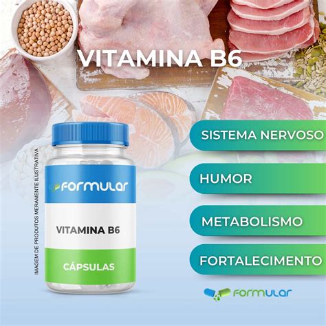 Vitamina B Mg Piridoxina C Psulas