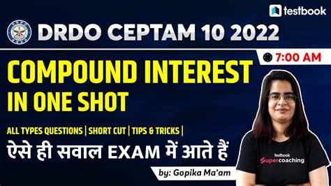 Drdo Ceptam Math Questions Compound Interest Most Important