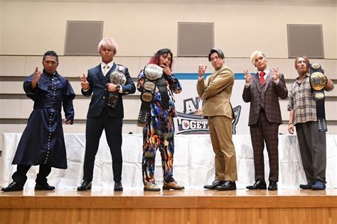 【all Together Again】前日会見に3団体のジュニアのトップ戦士が集結！ヒロム「この素晴らしいジュニアの皆さんと一緒に思いっきり