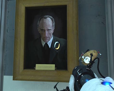 Founder Of Aperture Science Cave Johnson Seen In Portal 2 Portal