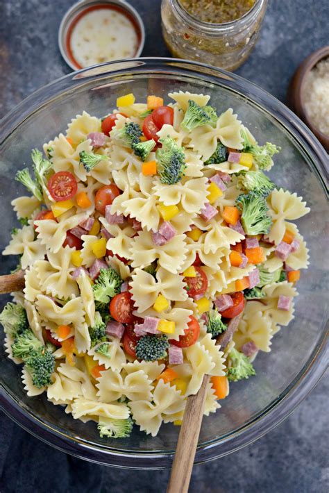 Italian Bowtie Pasta Salad Simply Scratch