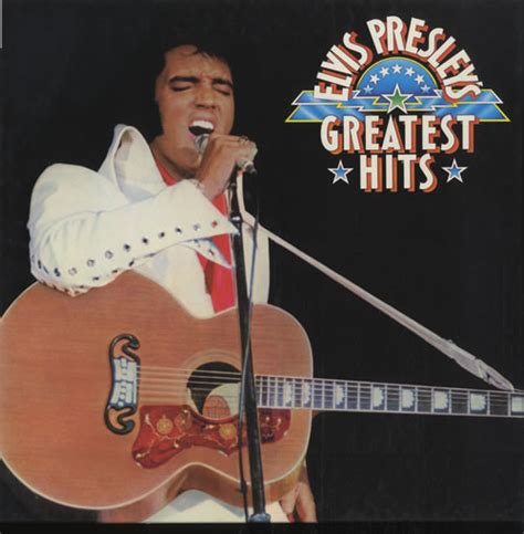 Cotes Vinyle Elvis Presleys Greatest Hits Par Elvis Presley Galette Noire