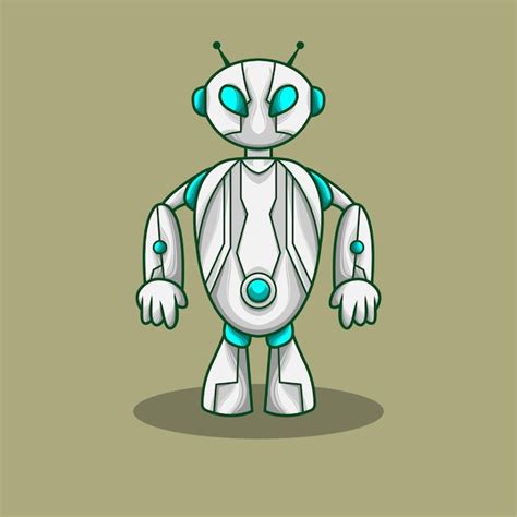 Premium Vector Future Robot 2d