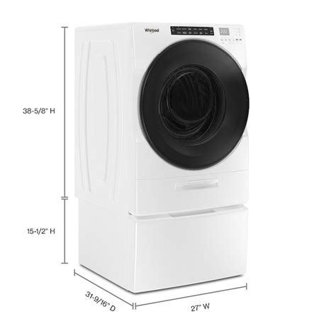 Whirlpool 45 Cu Ft Capacity White Ventless All In One Washerdryer