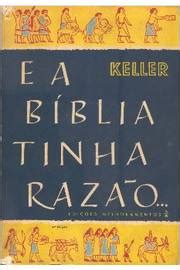 Livro E a Bíblia Tinha Razão Werner Keller Estante Virtual