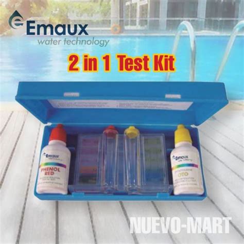 Jual Alat Tes Air Kolam Renang EMAUX 2 In 1 Test Kit Shopee Indonesia