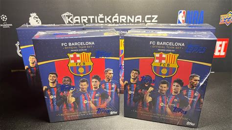 Unboxing Topps Fc Barcelona Team Set Box Youtube