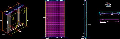 Facciata Continua In Autocad Libreria Cad