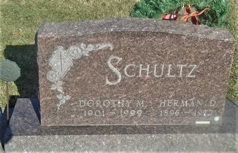 Herman Dick Schultz M Morial Find A Grave