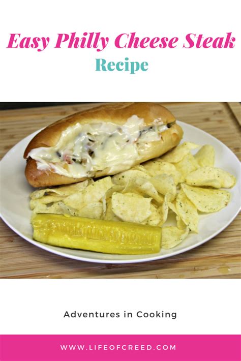 Easy Philly Cheese Steak Recipe Life Of Creed