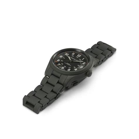 Hamilton Khaki Field Titanium Auto Black Dial Watch, 38mm