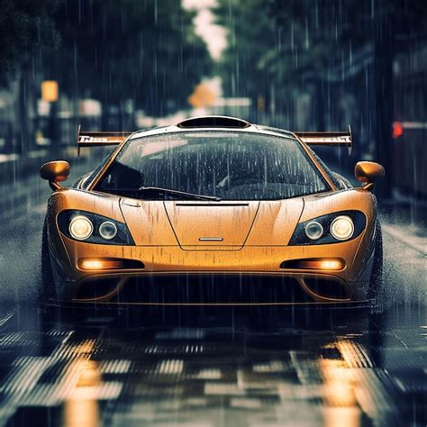 Premium Ai Image Mclaren F1 Classic Supercar Arriving To An Annual Concours Of Elegance Event Held