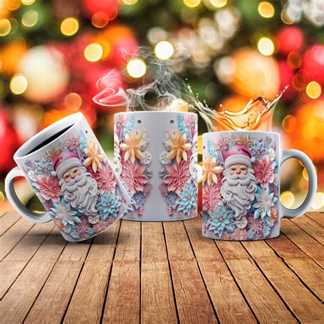 Caneca Natal Papai Noel Delicado Elo Produtos Especiais