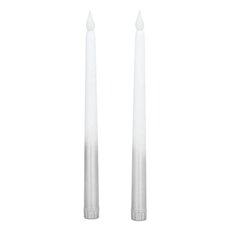 2pcs Led Taper Candles Battery Powered Electric Flickering Flameless