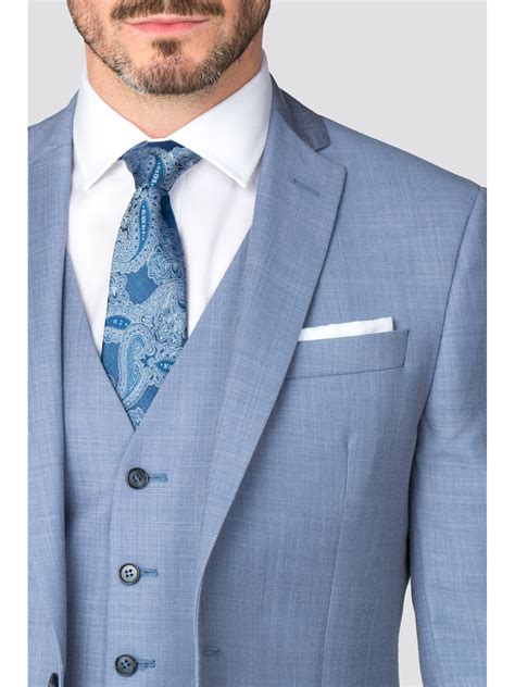 Men S Regular Fit Light Blue Suit Wedding Suit Suit Direct