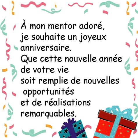 Texte Danniversaire Pour Un Patron Texte Touchant