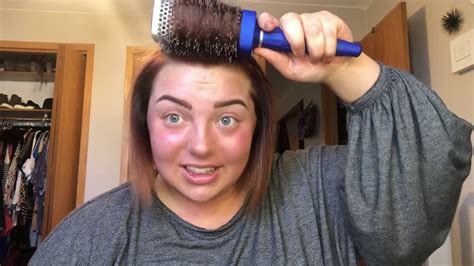 How To Blow Out Your Hair At Home Youtube